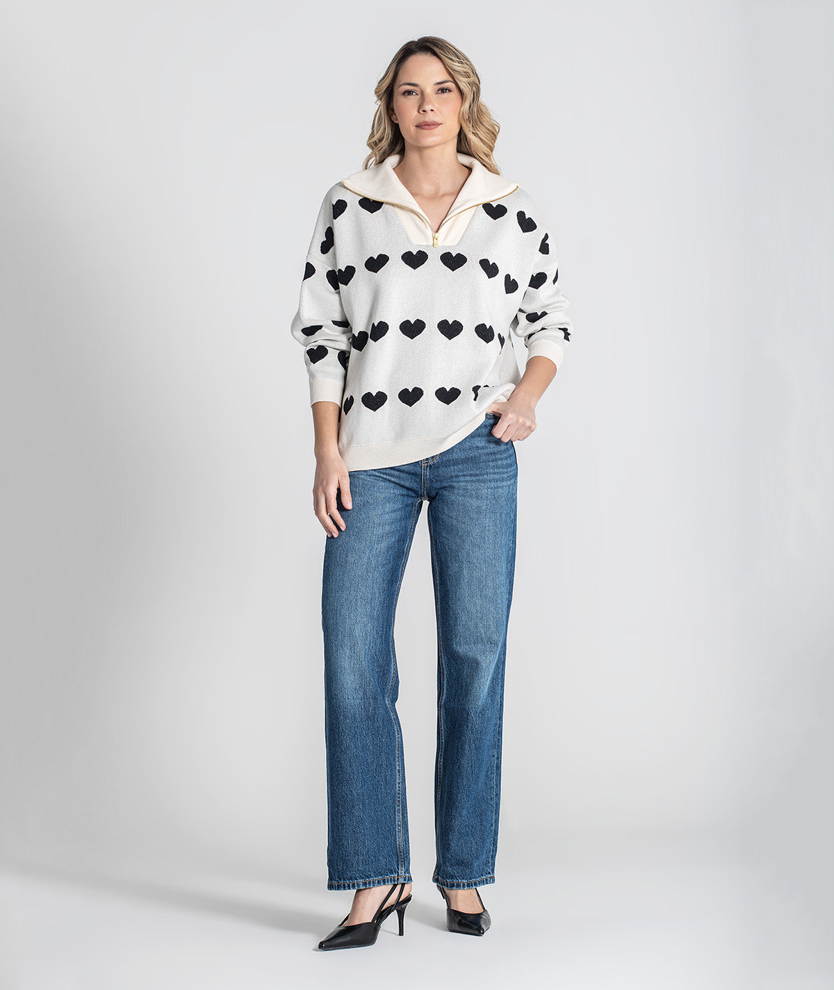 Camisola corações 3464