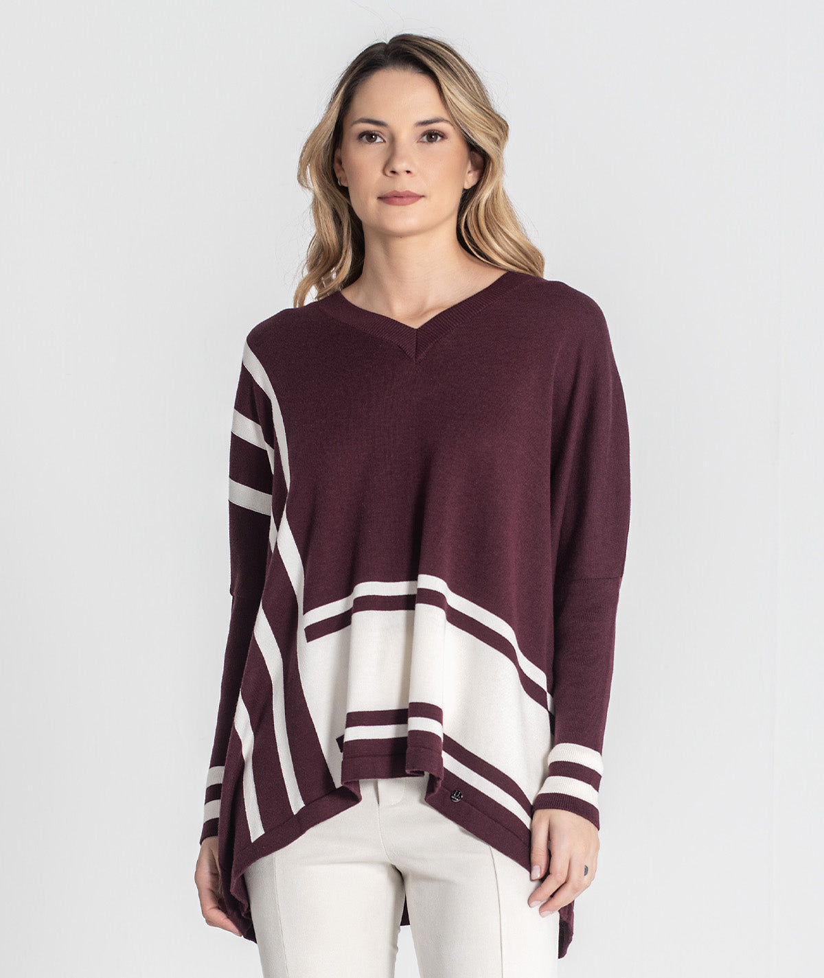 Camisola oversize riscas 3473