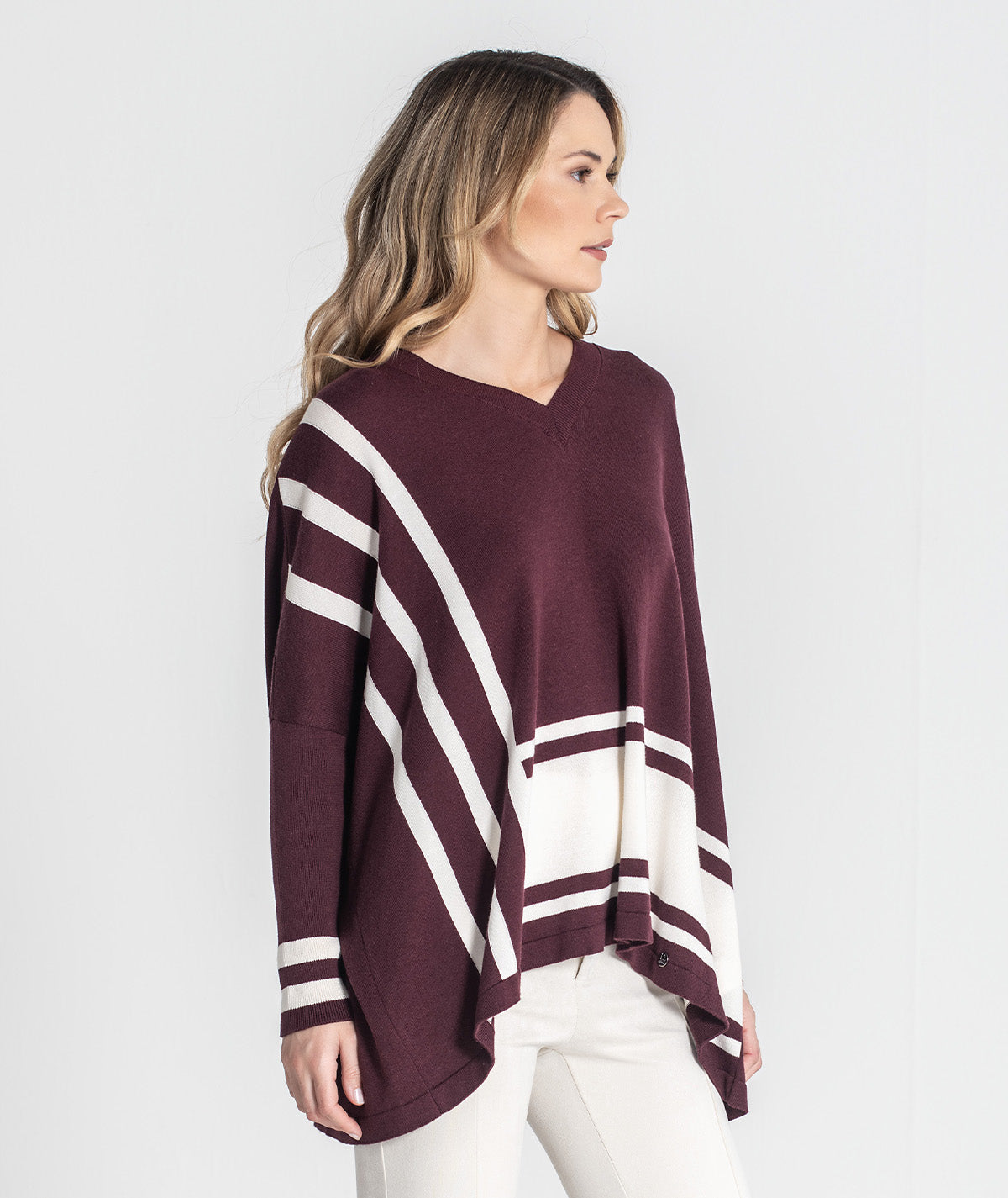 Camisola oversize riscas 3473