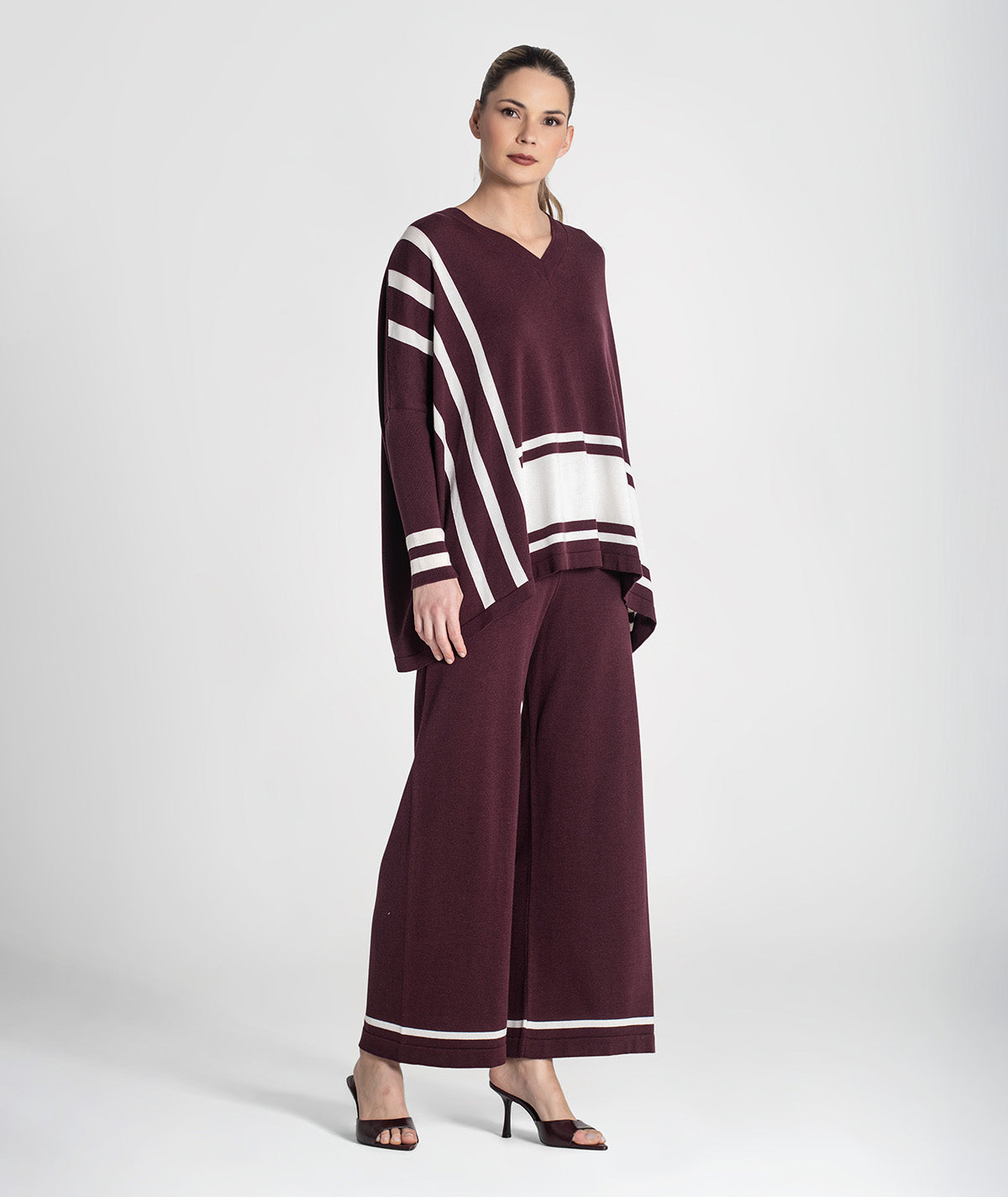 Camisola oversize riscas 3473