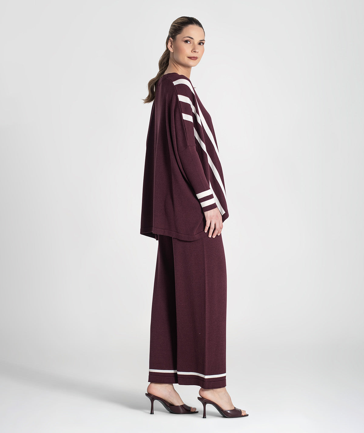 Camisola oversize riscas 3473