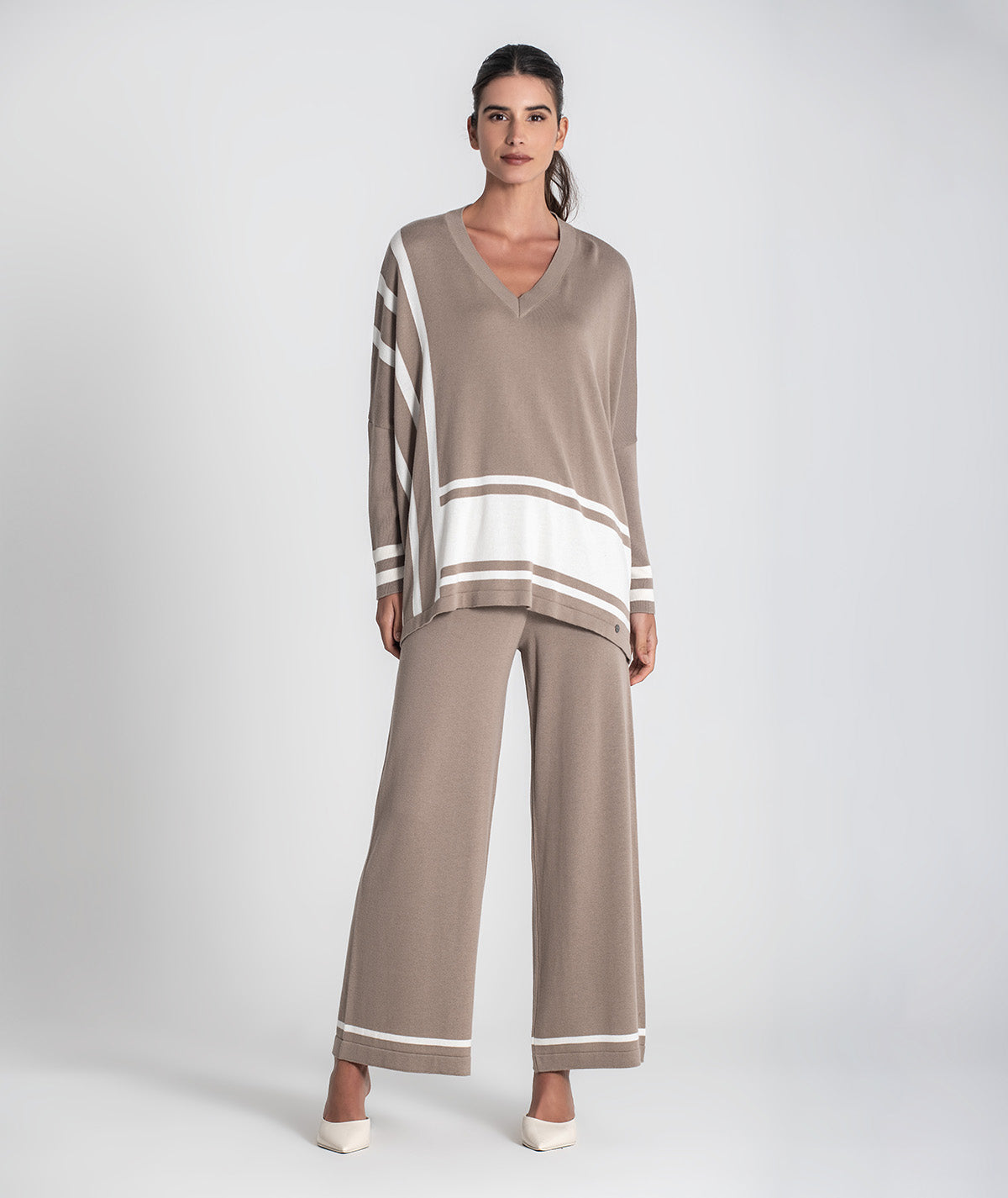 Camisola oversize riscas 3473