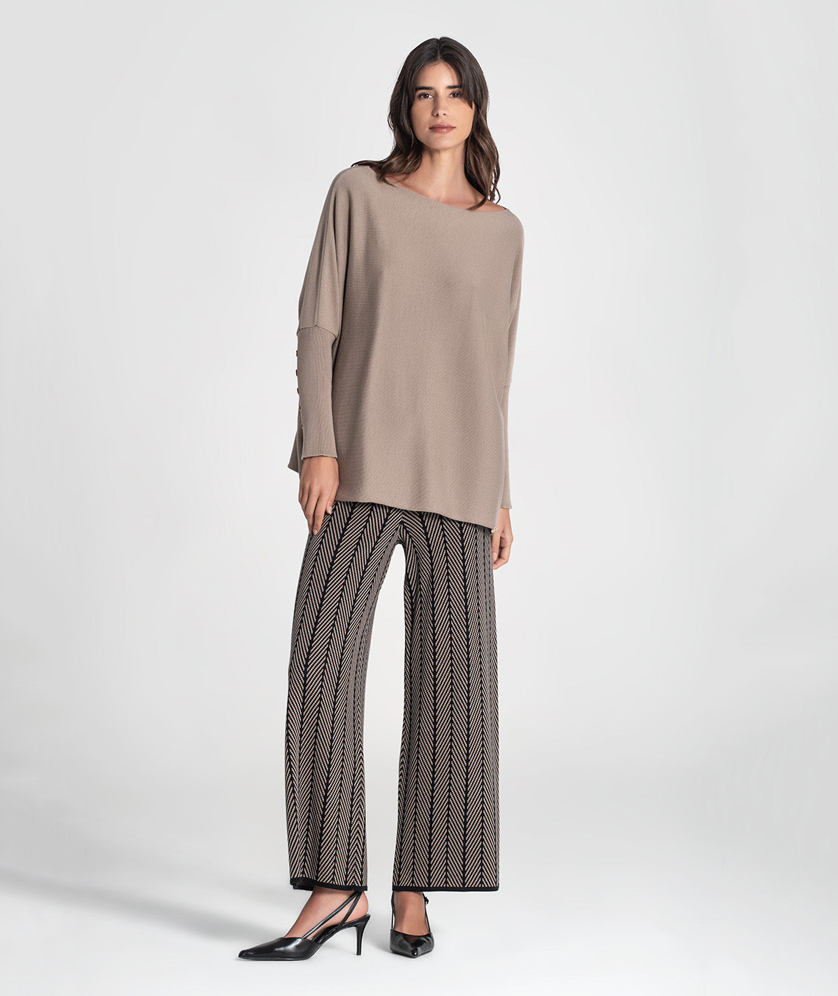 Camisola oversize com botões 3475