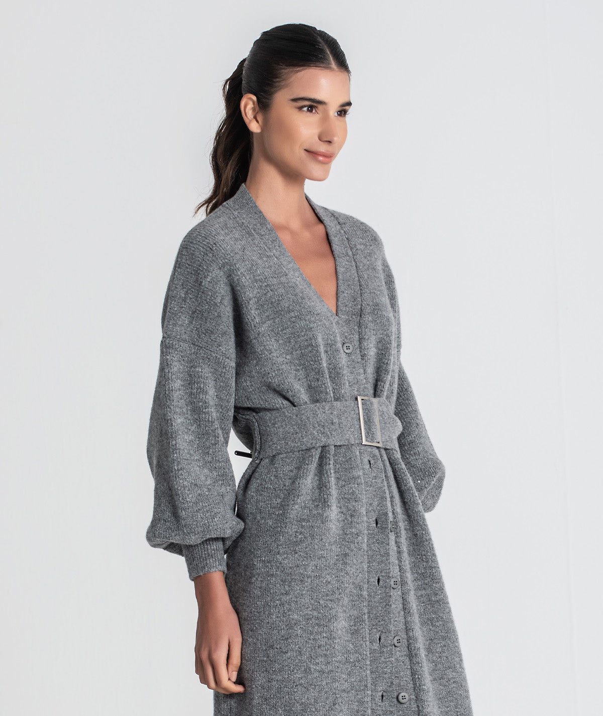 Vestido com cinto 3476