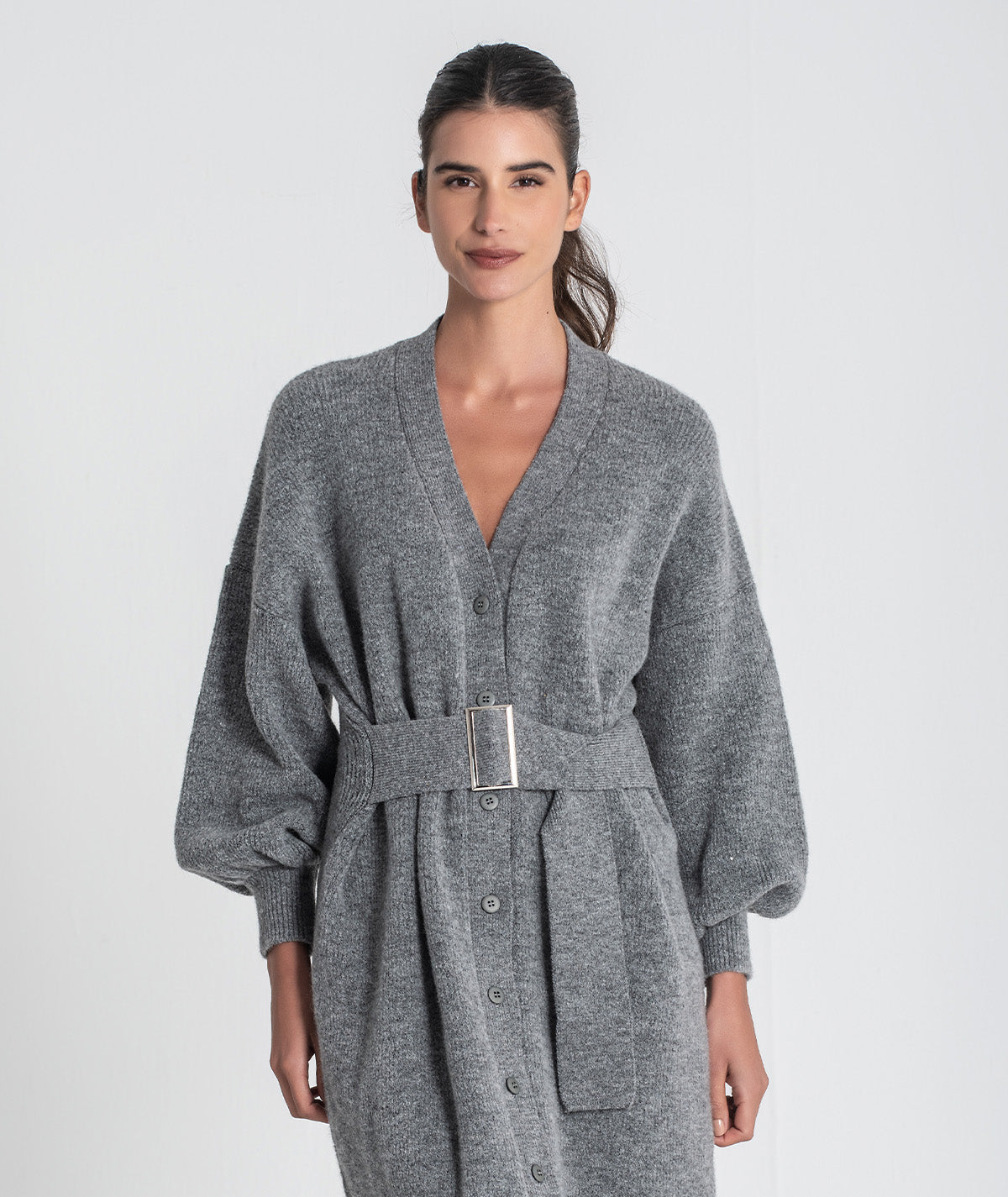 Vestido com cinto 3476