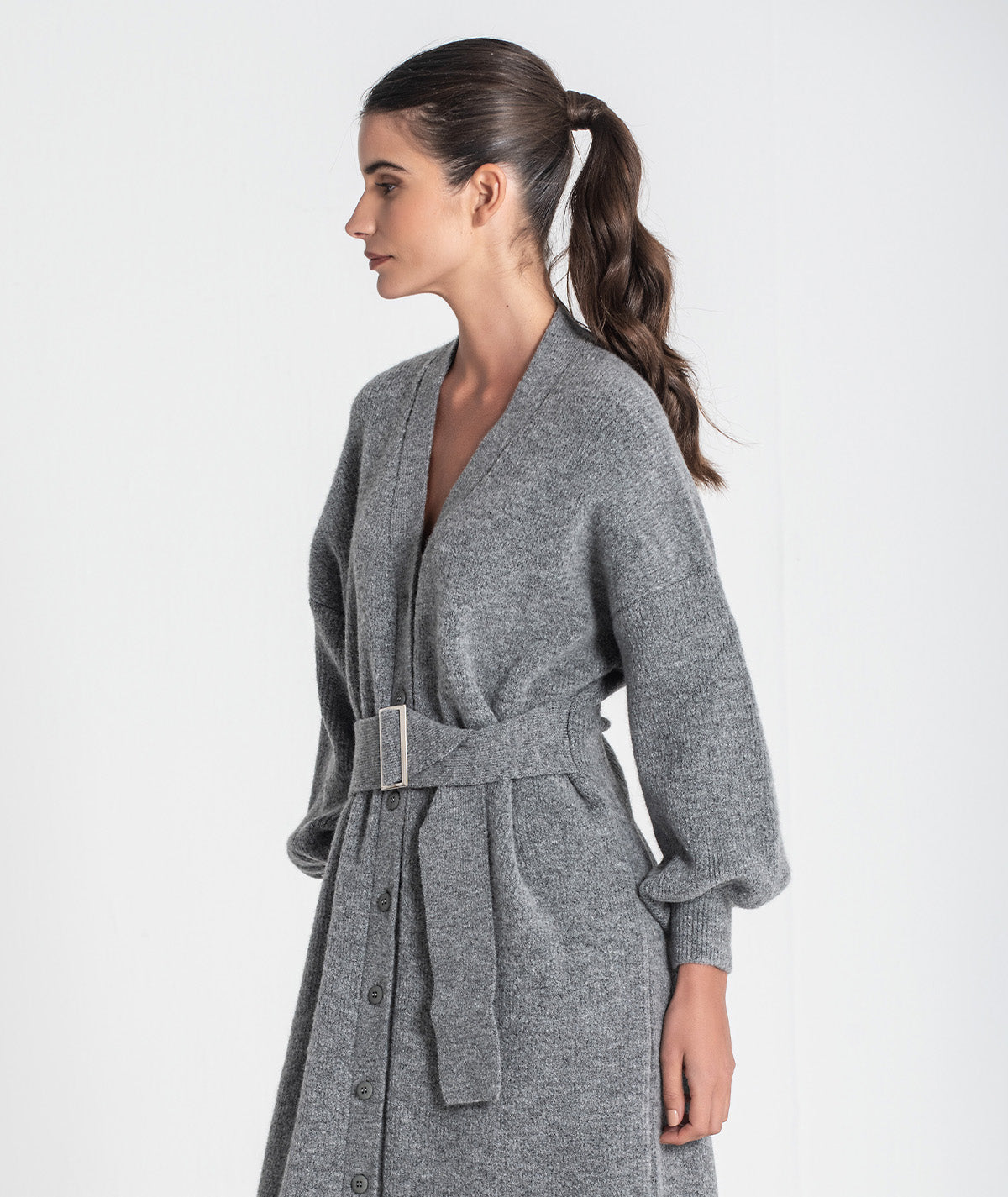 Vestido com cinto 3476