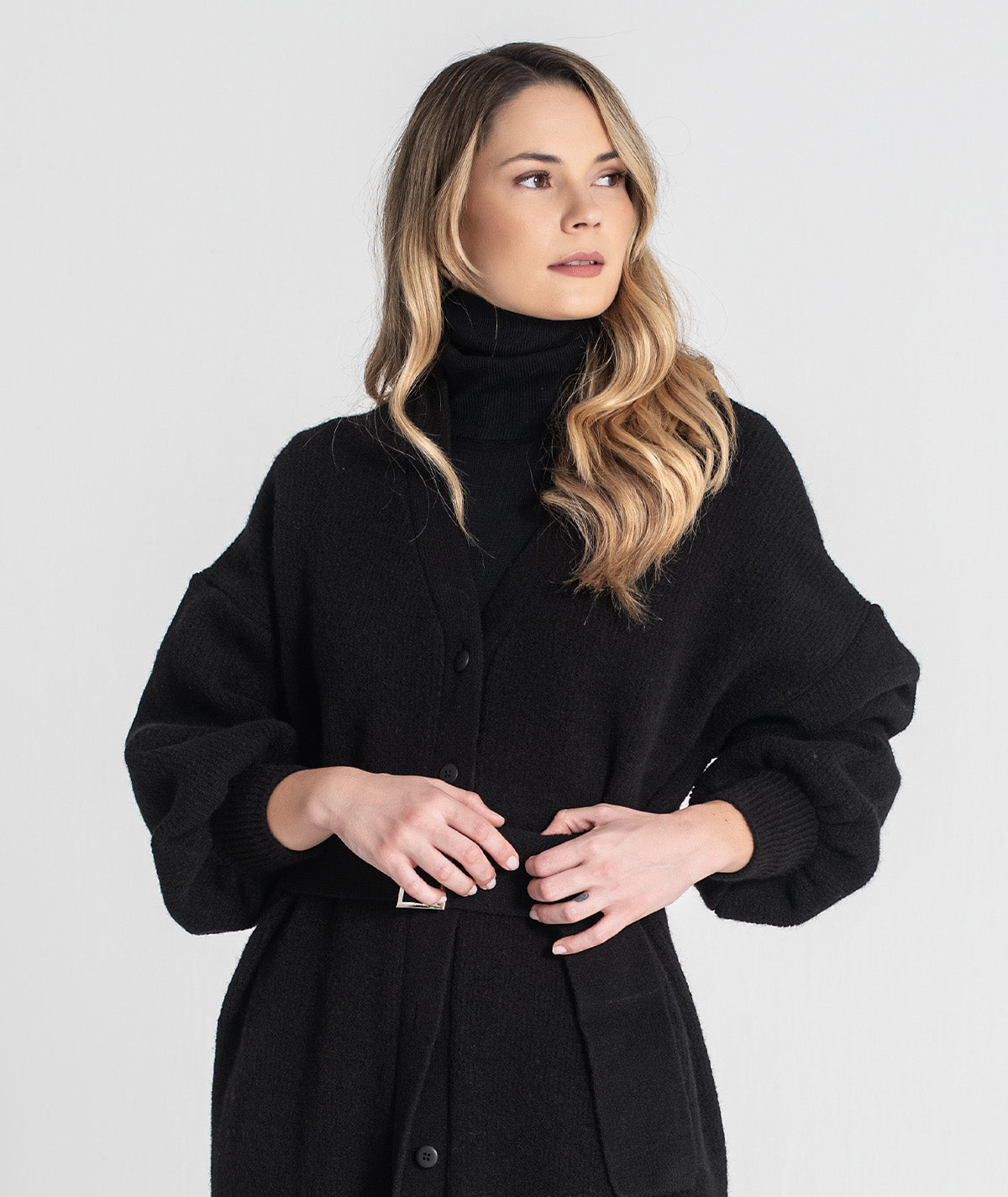 Vestido com cinto 3476