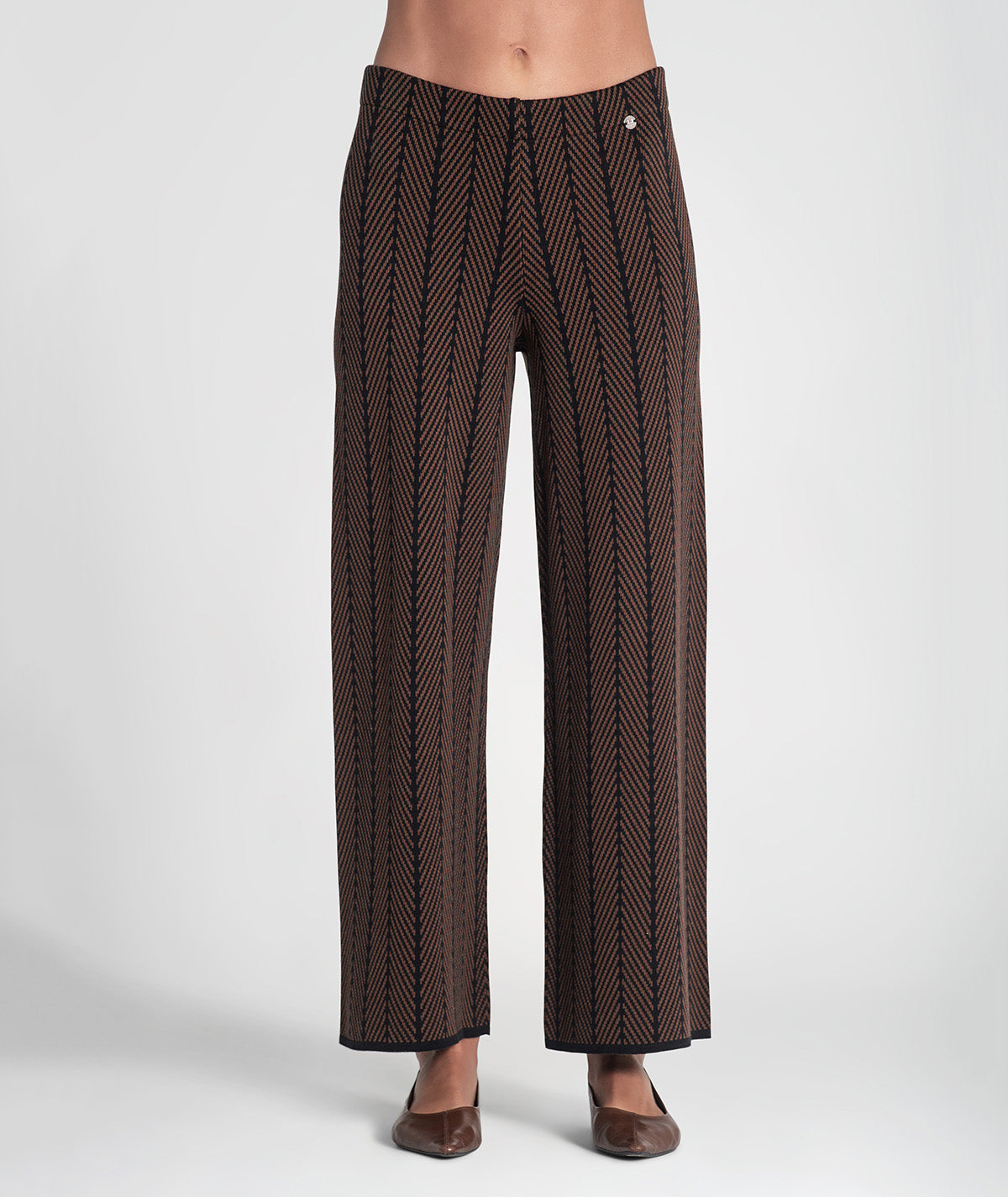 Calças com jacquard 3478