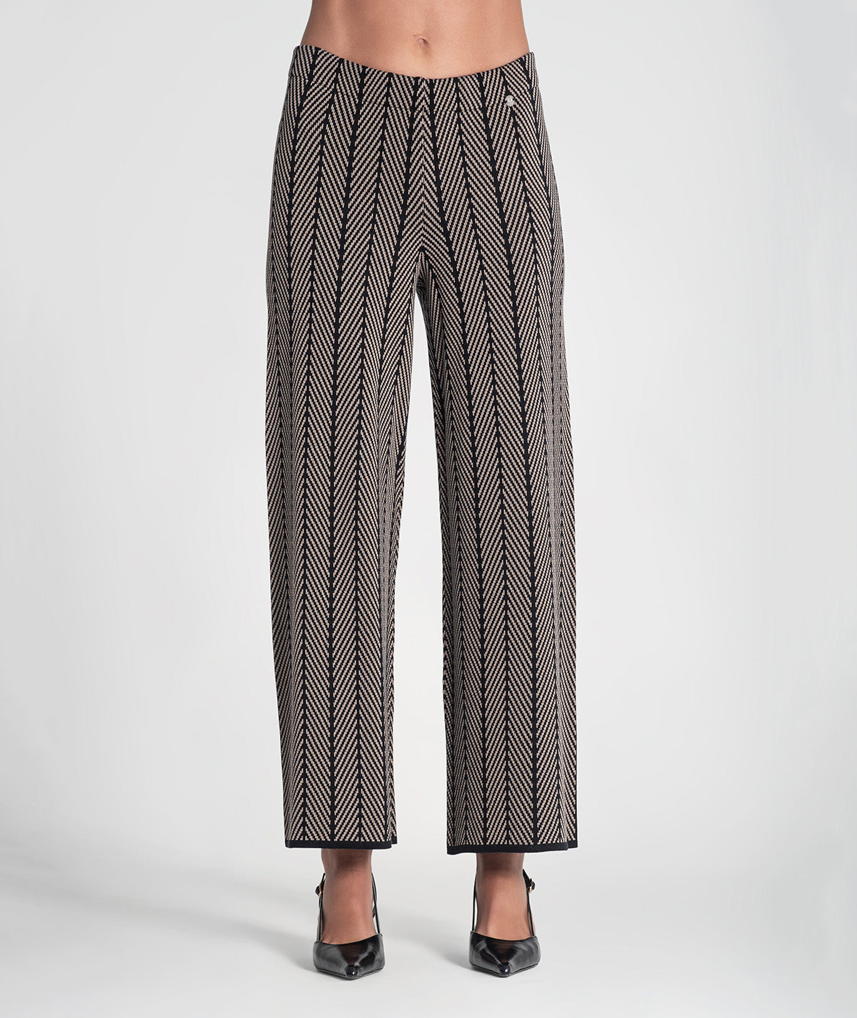 Calças com jacquard 3478