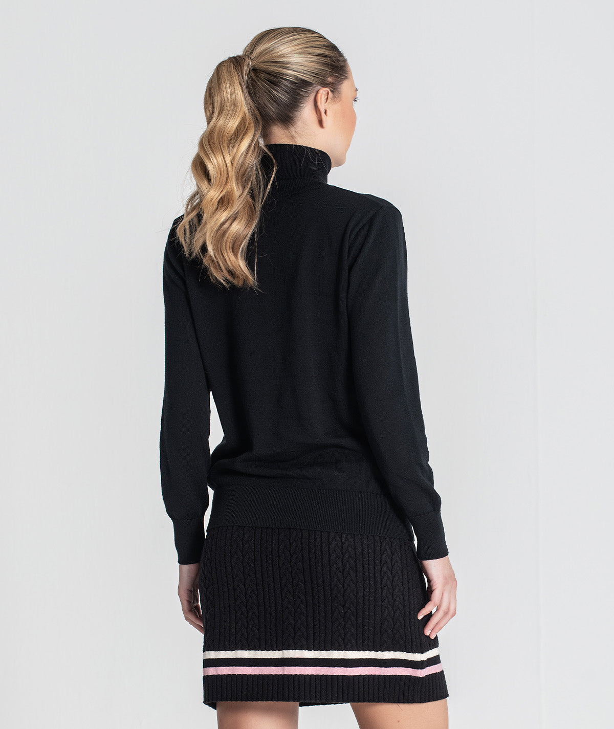 Camisola básica de gola alta 3480