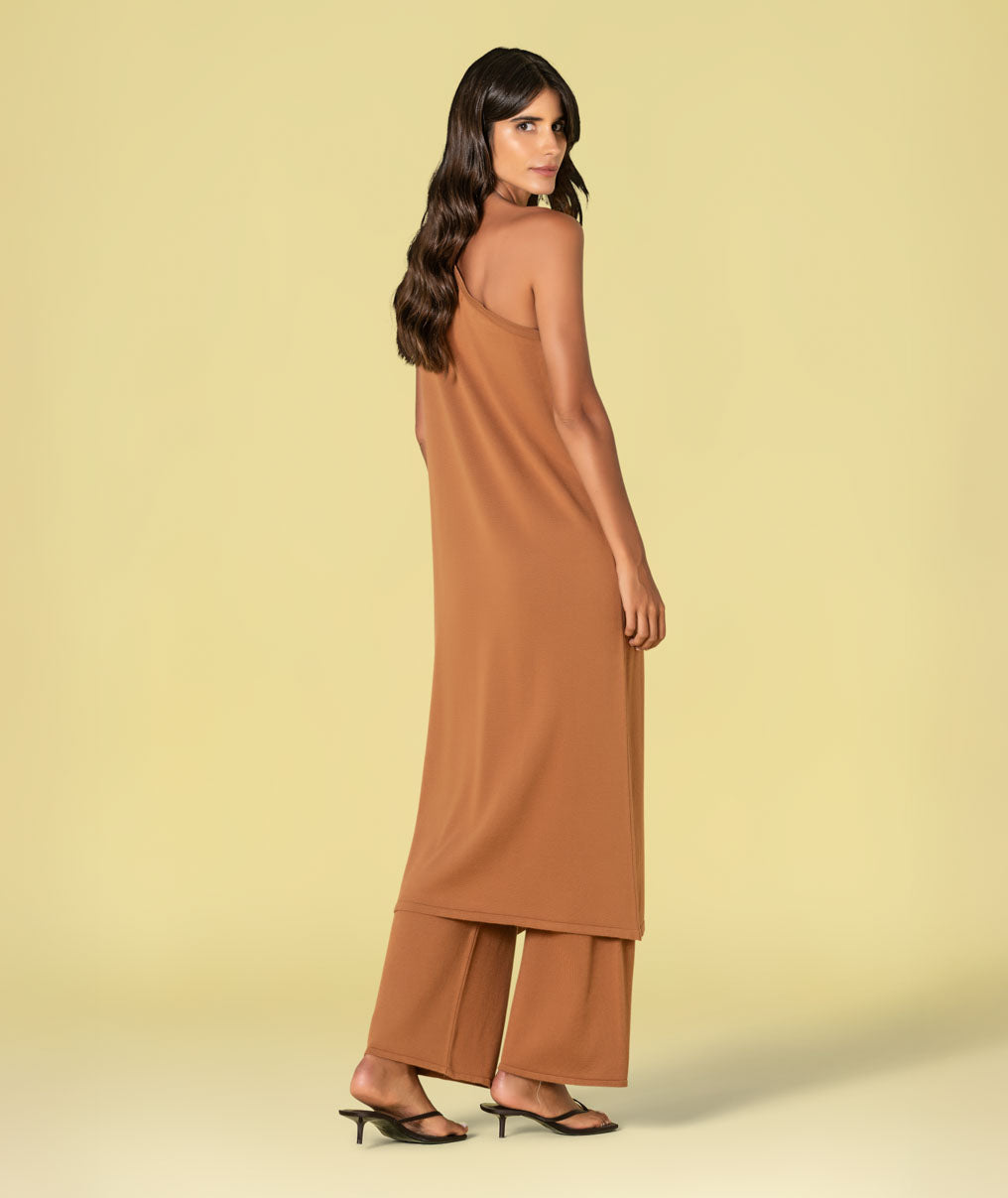 Vestido comprido riscas 3488