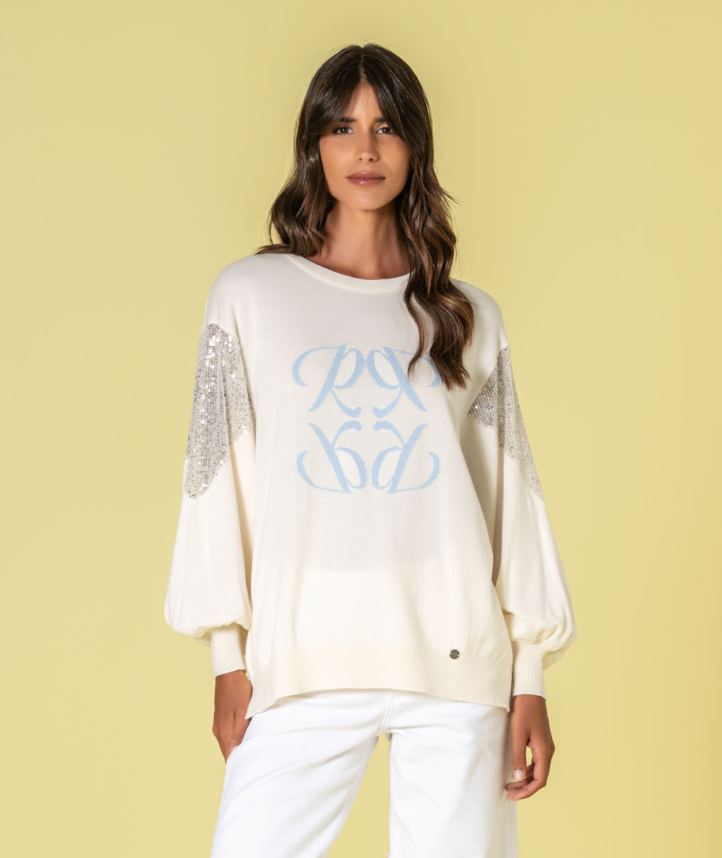 Camisola com lantejoulas 3492