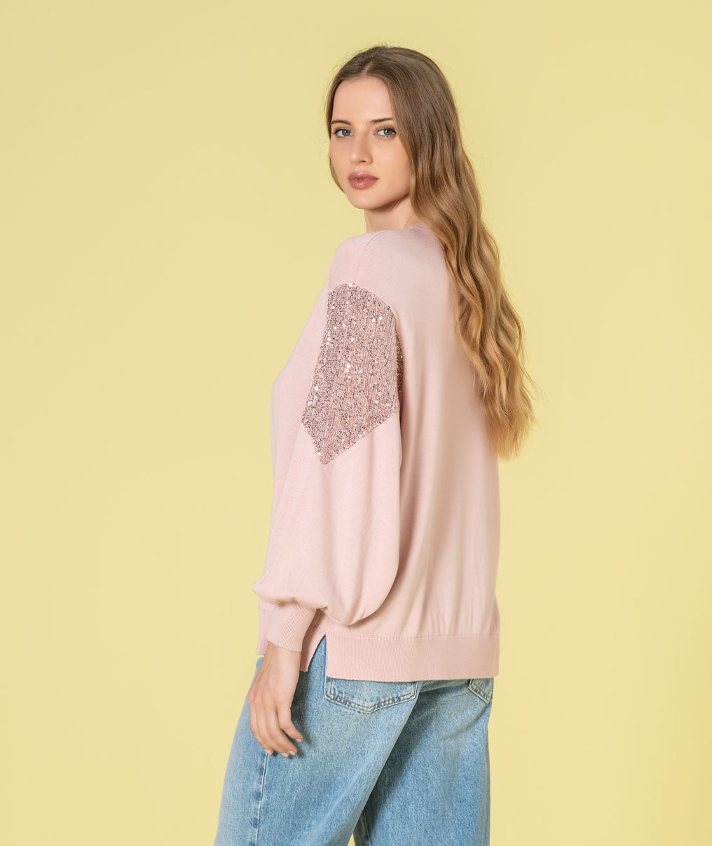 Camisola com lantejoulas 3492