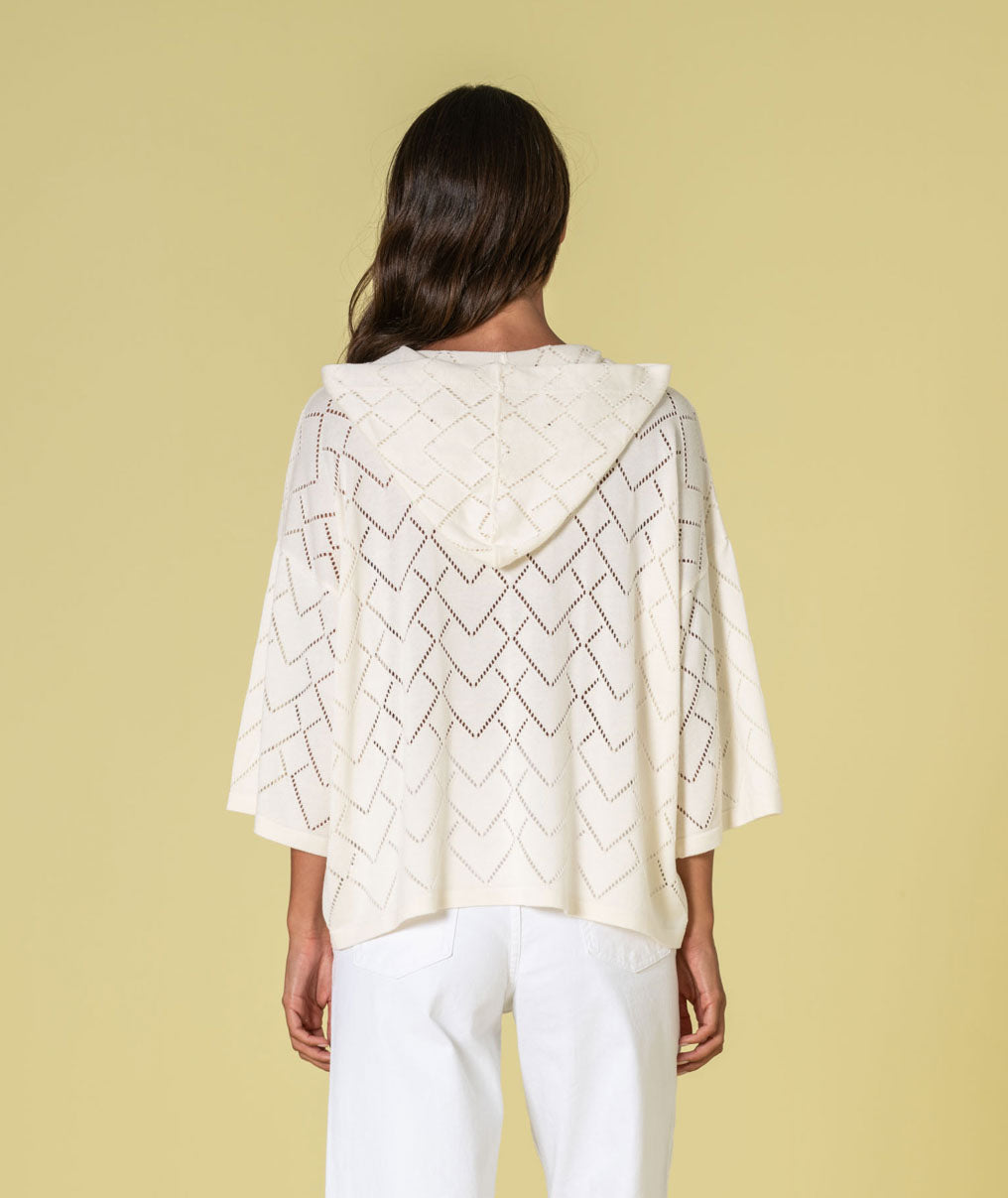 Camisola com corações perfurados 3500