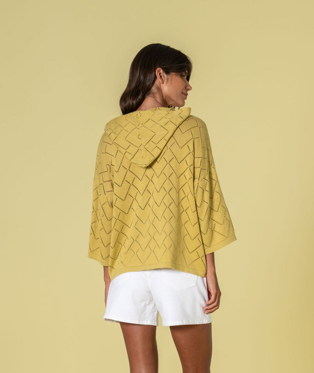 Camisola com corações perfurados 3500