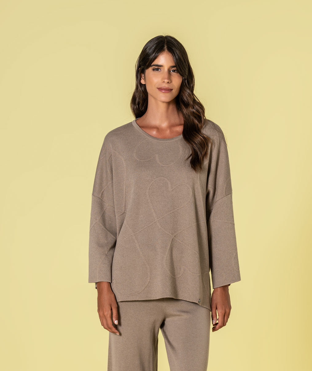 Camisola corações 3501