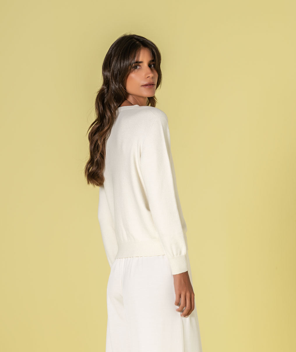 Camisola decote em v 3502