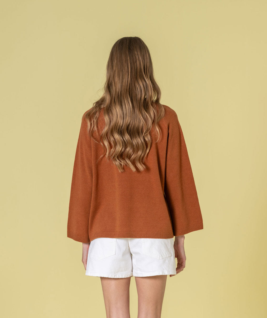 Camisola decote em v 3502