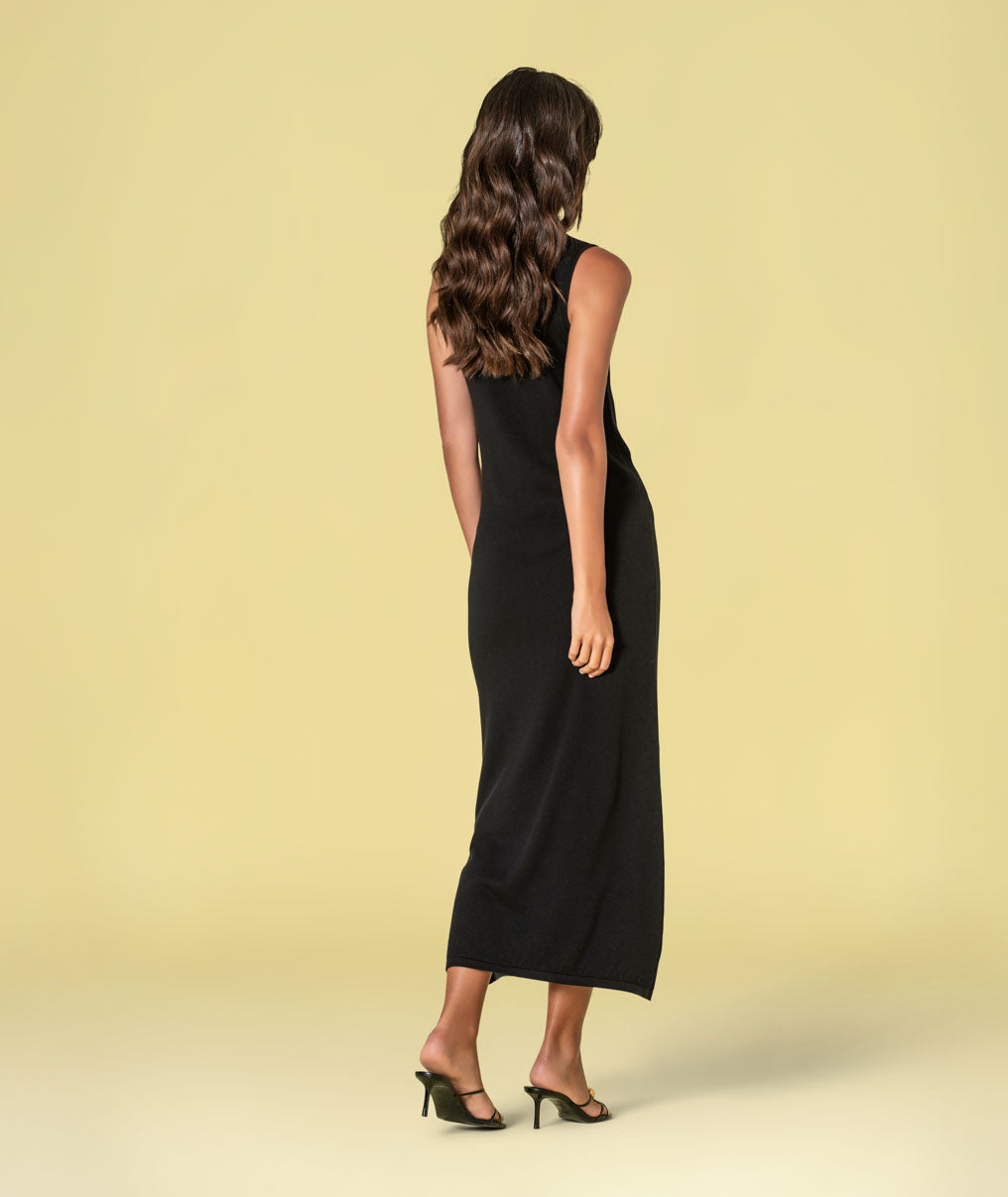 Vestido bicolor 3506