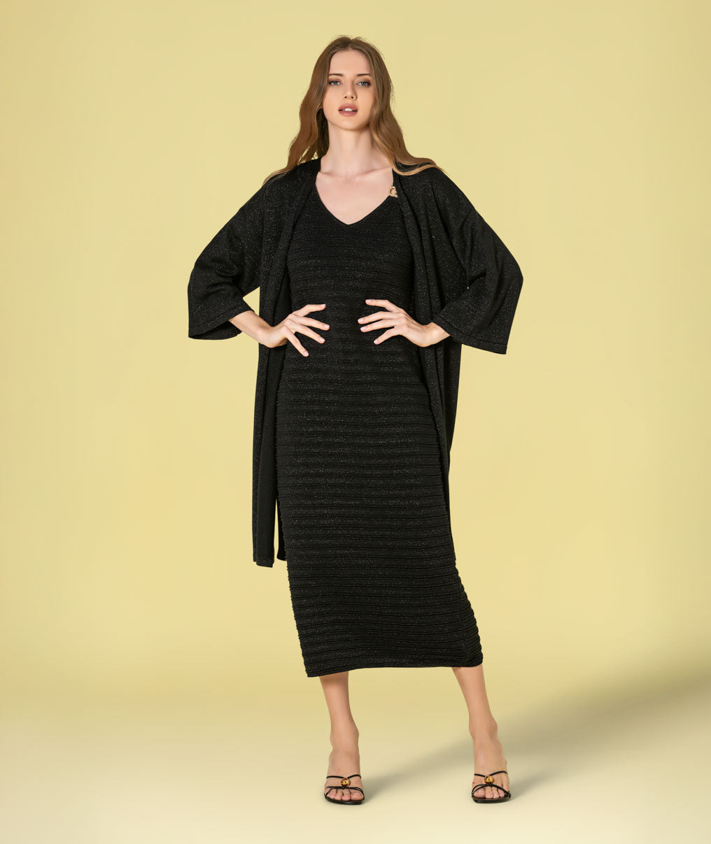 Vestido detalhe fivela 3507