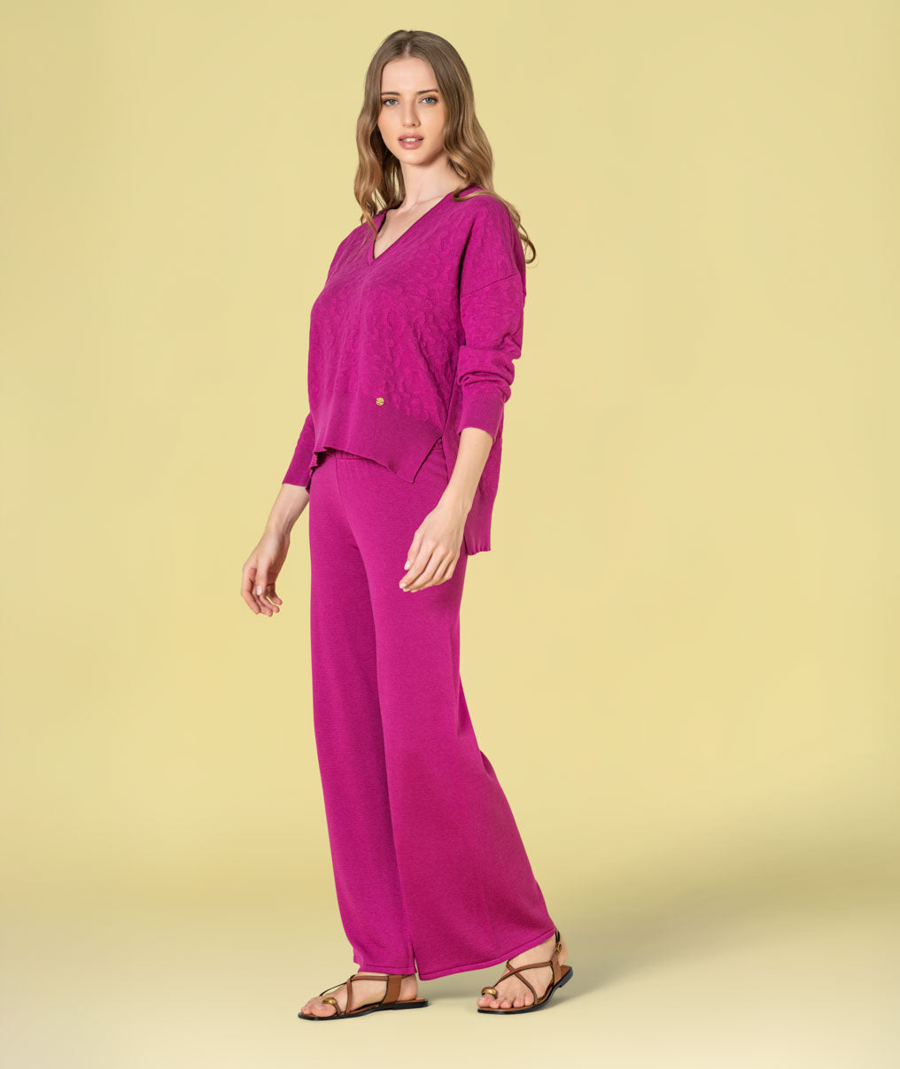 Camisola relevo animal print 3508
