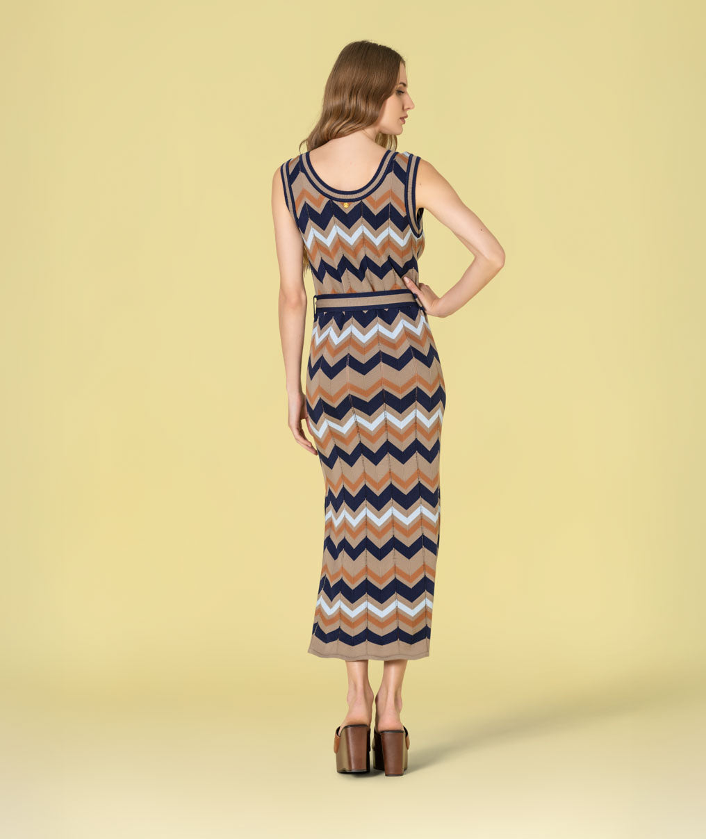 Vestido zigzag 3518