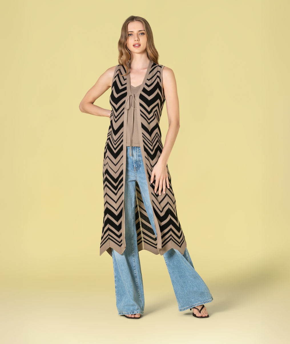 Zigzag vest 3519