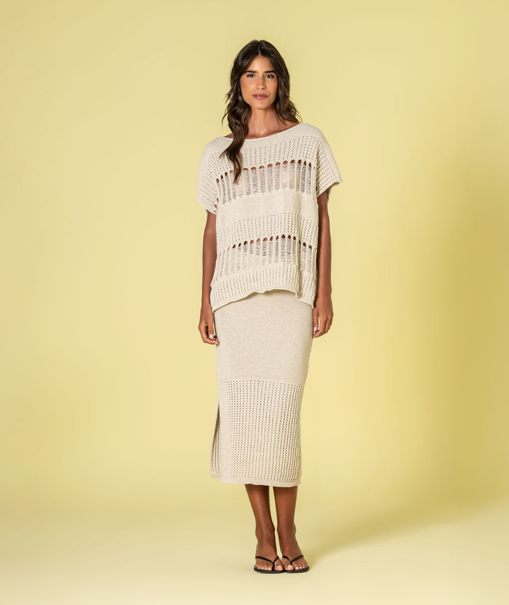 Camisola perfurada 3521