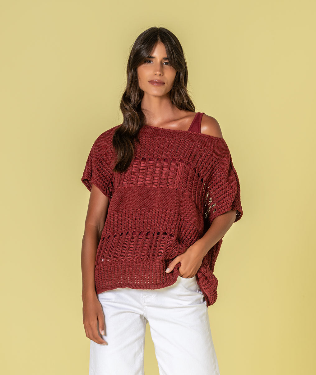 Camisola perfurada 3521