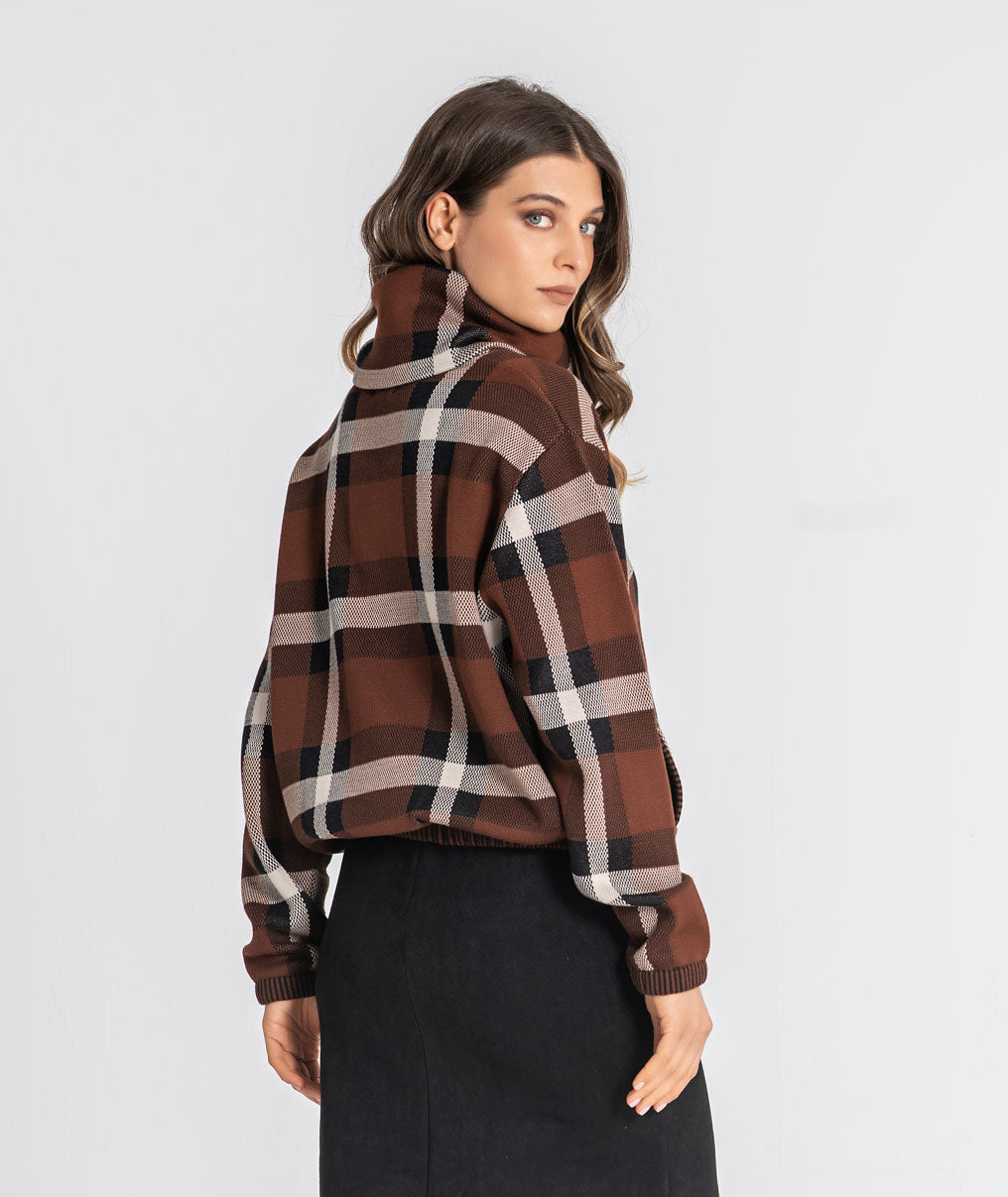 Checkered jacket 3542