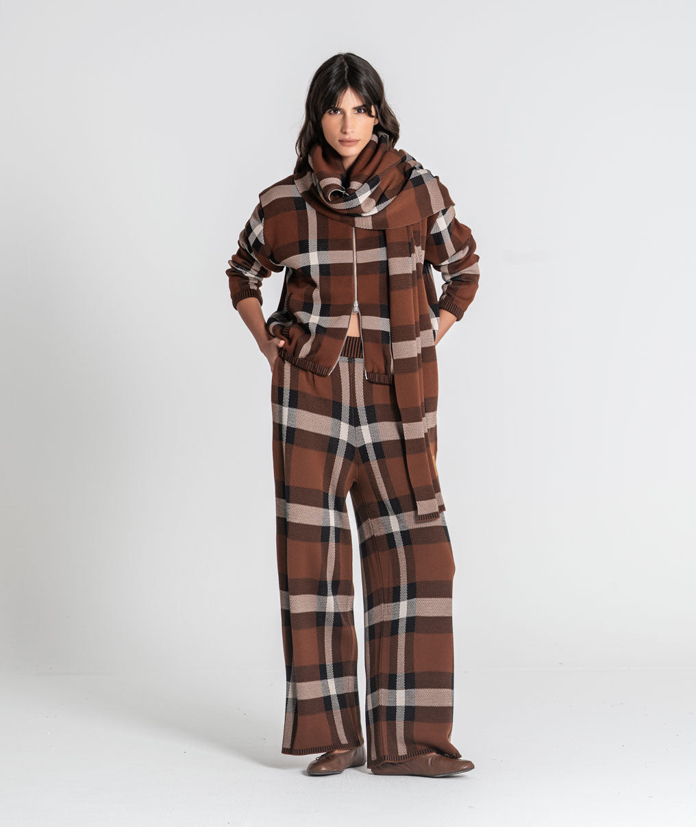 Plaid trousers 3543