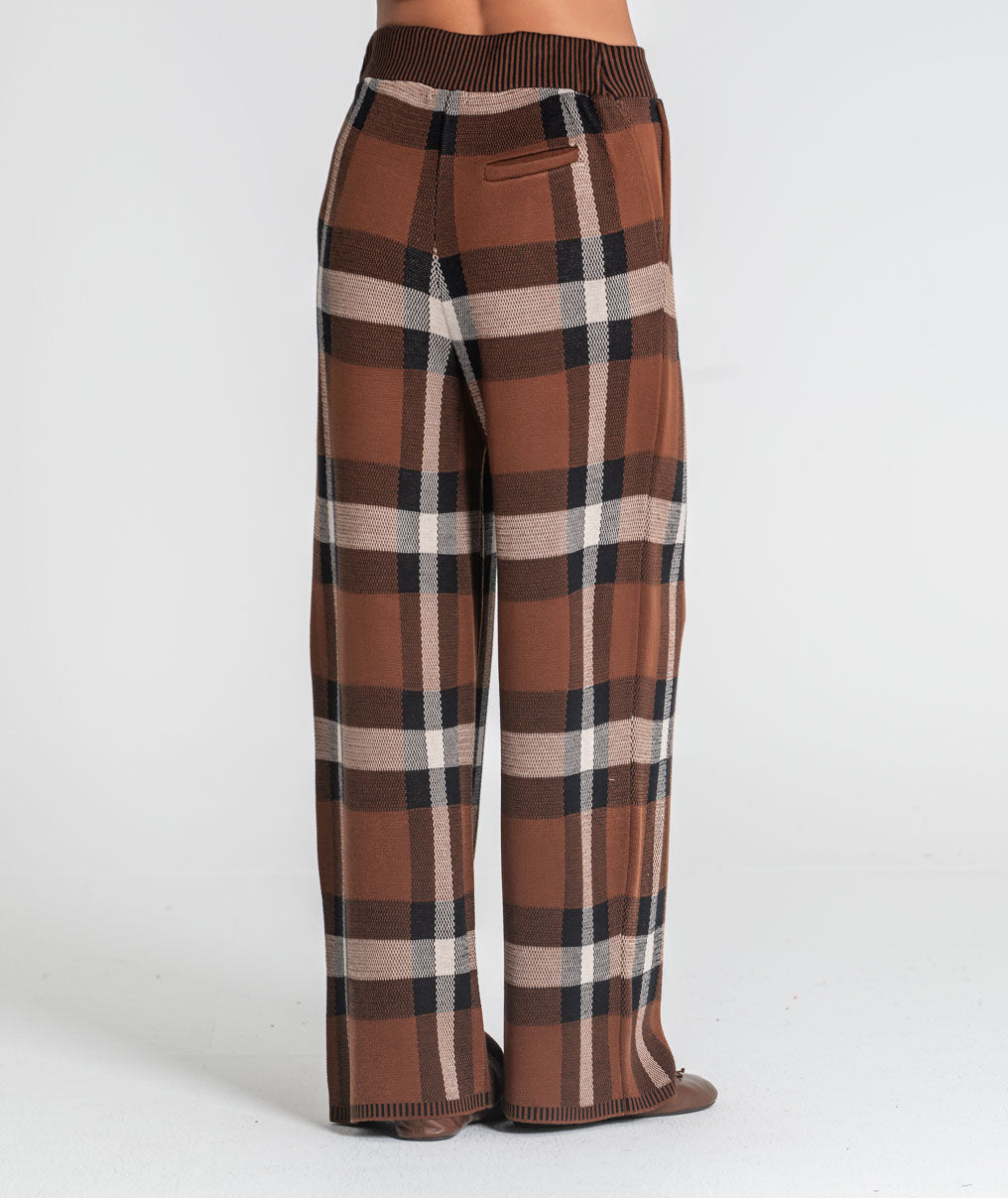 Plaid trousers 3543