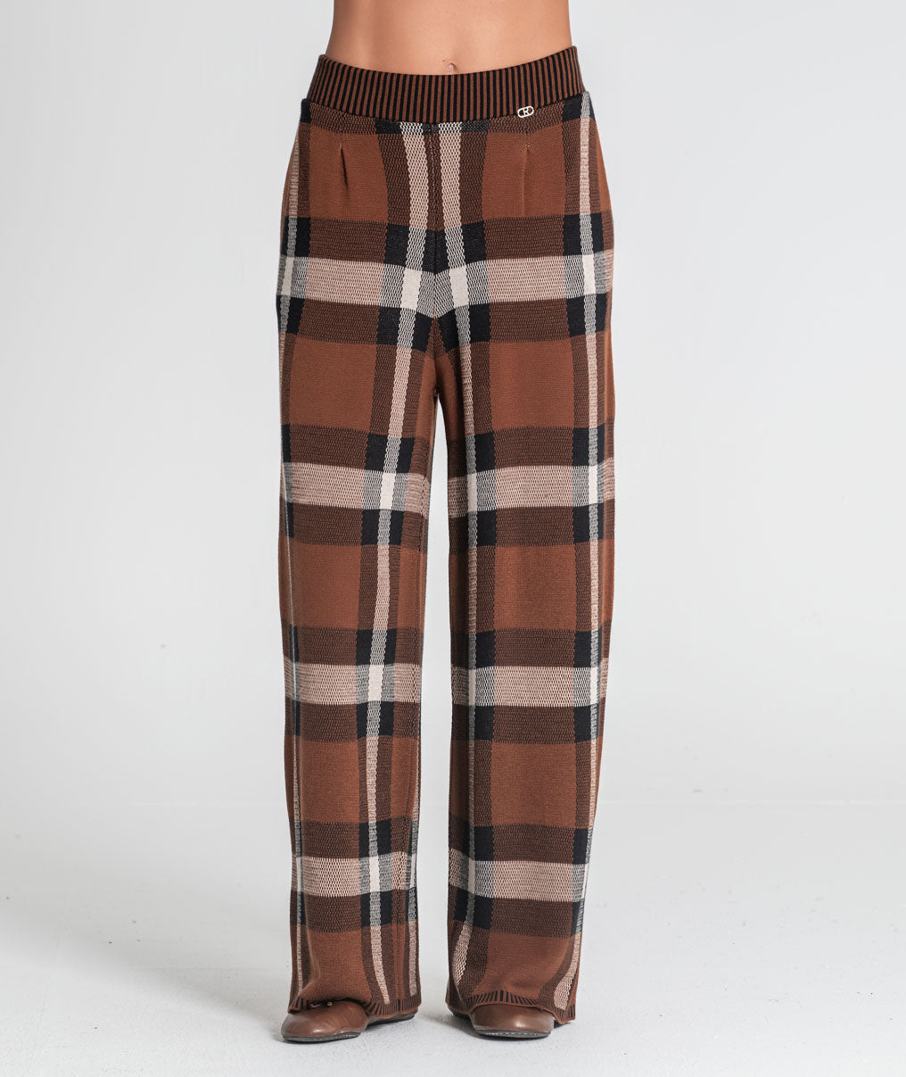 Plaid trousers 3543