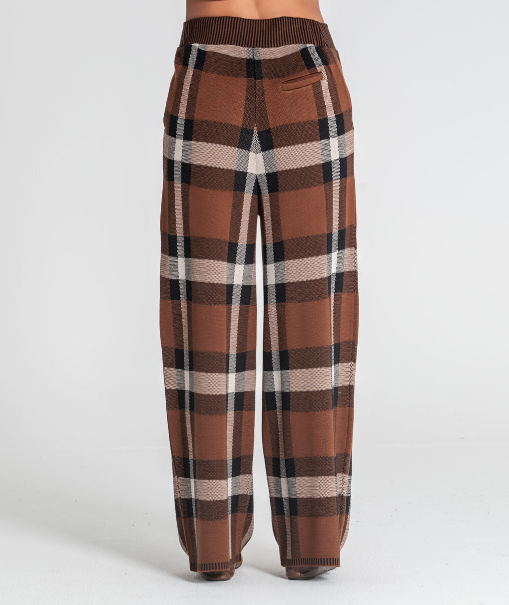 Plaid trousers 3543