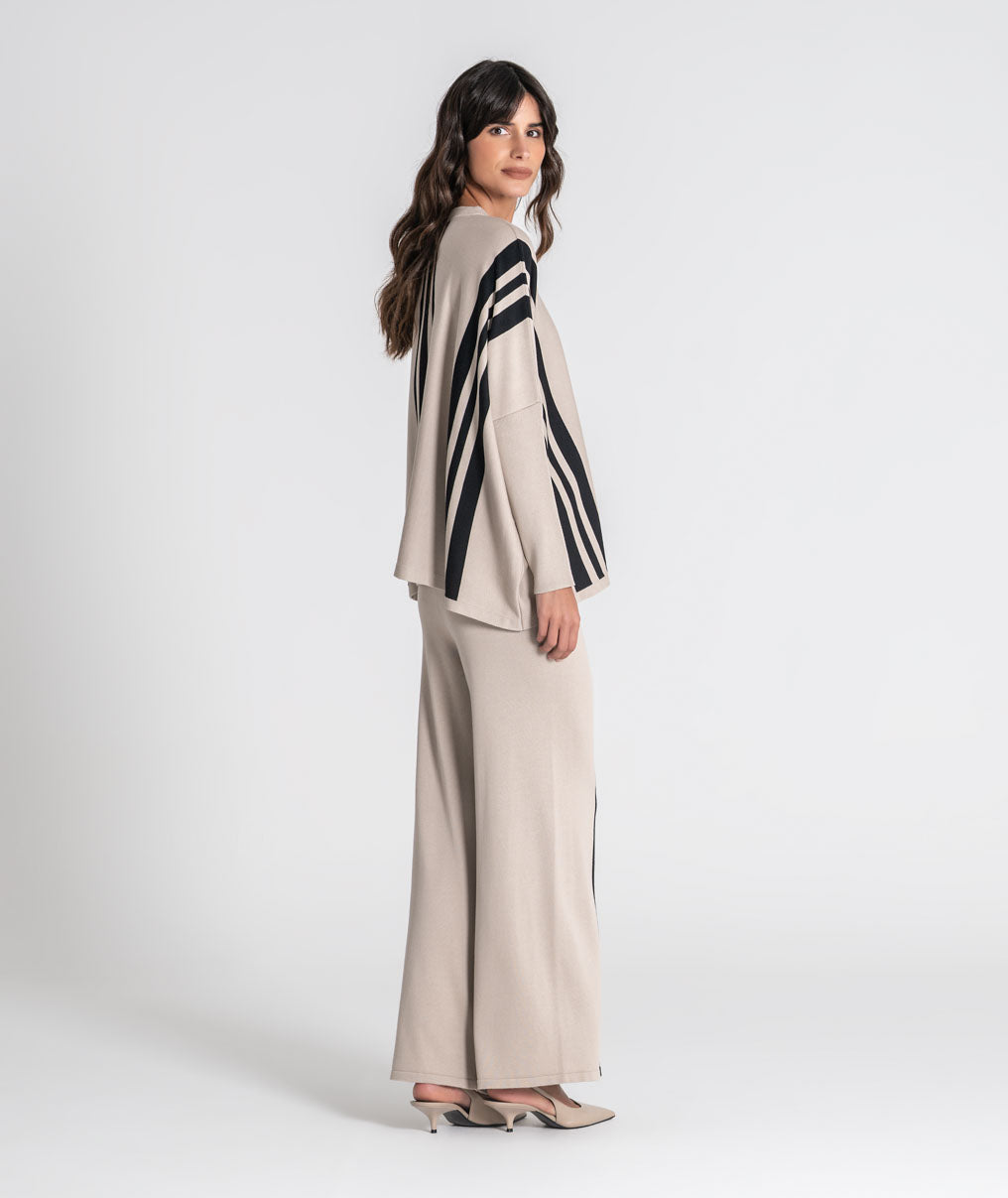 Oversize striped sweater 3548