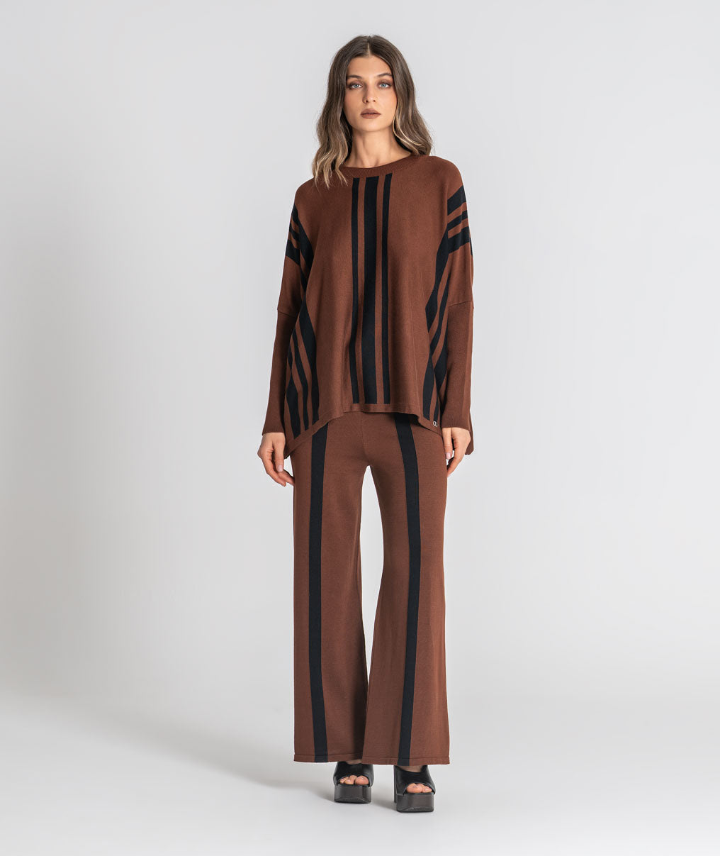 Oversize striped sweater 3548