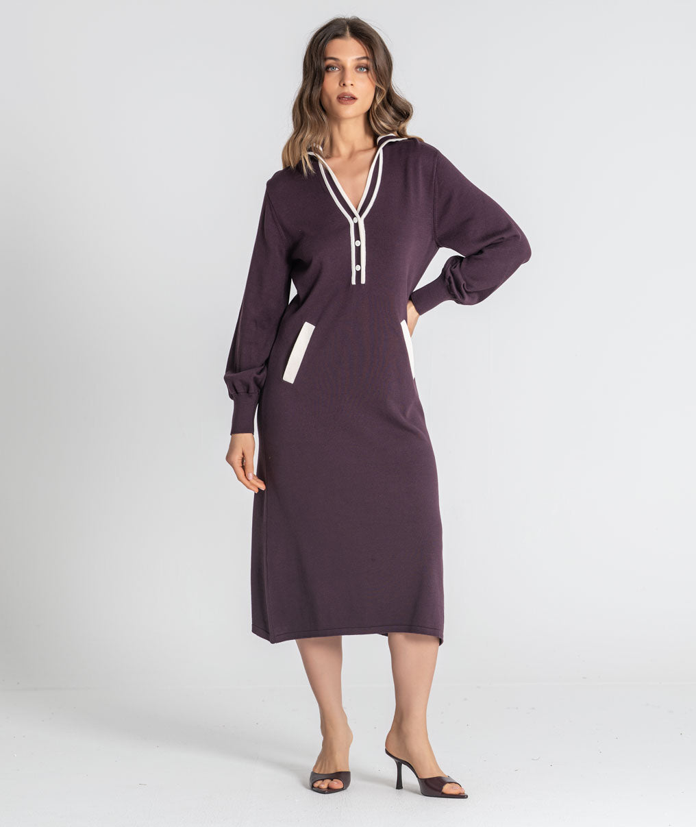 Dress with contrasts 3564