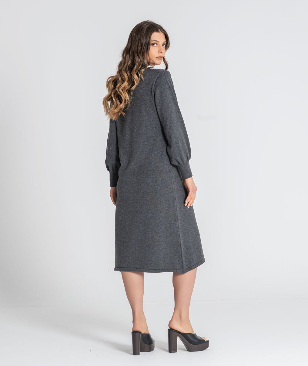 Dress with contrasts 3564