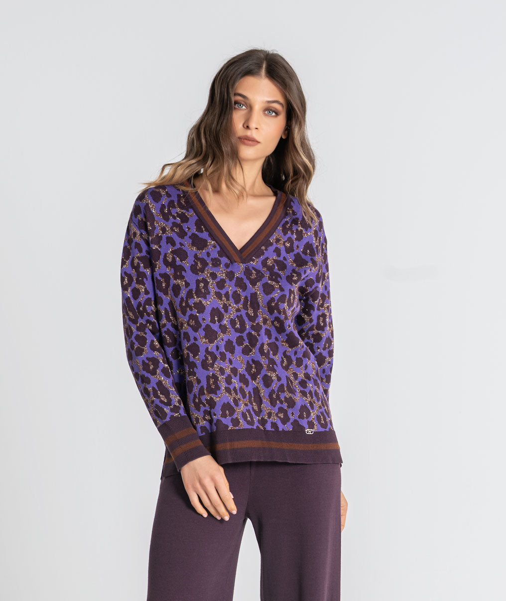 Animal print jumper 3566