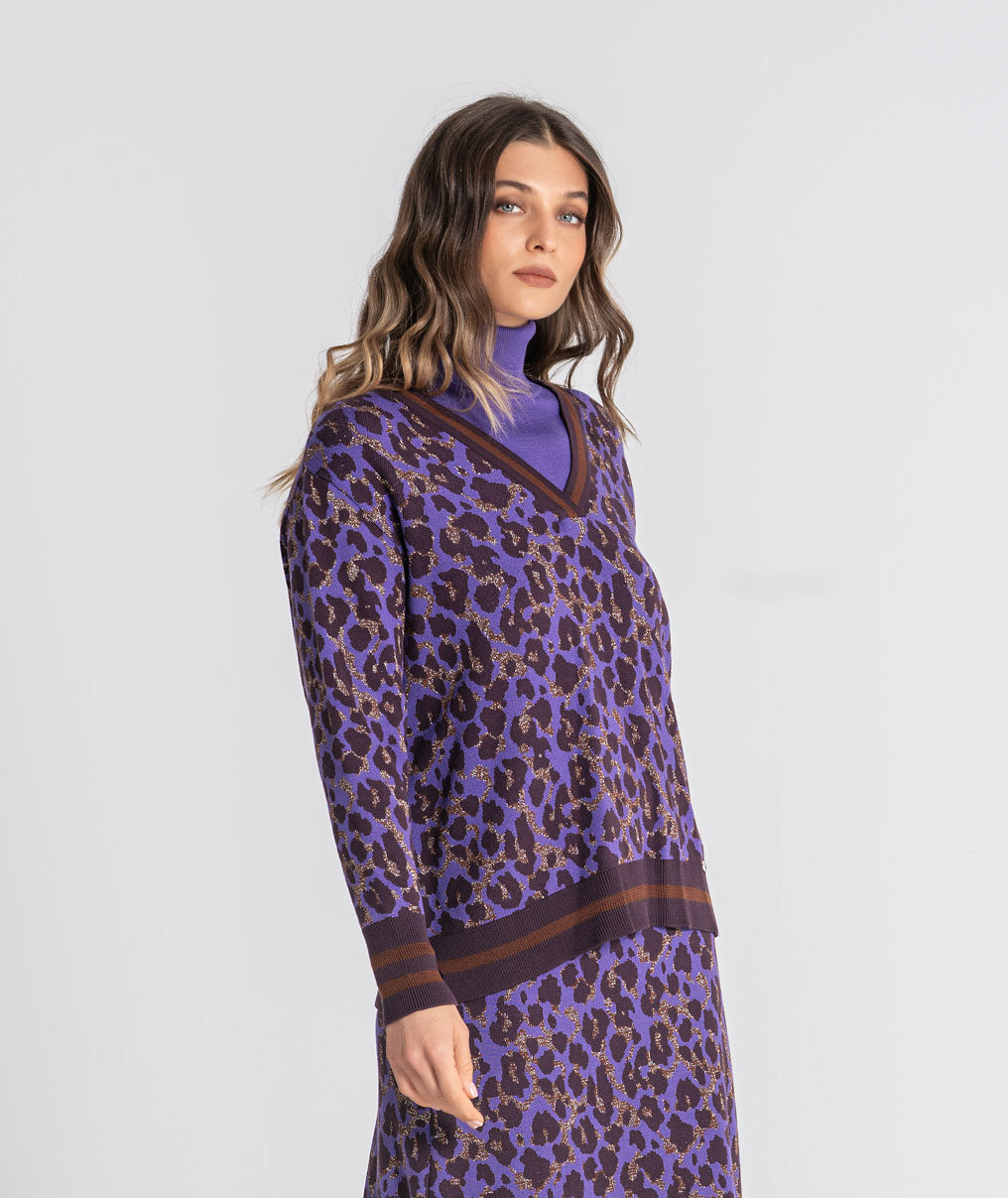 Animal print jumper 3566