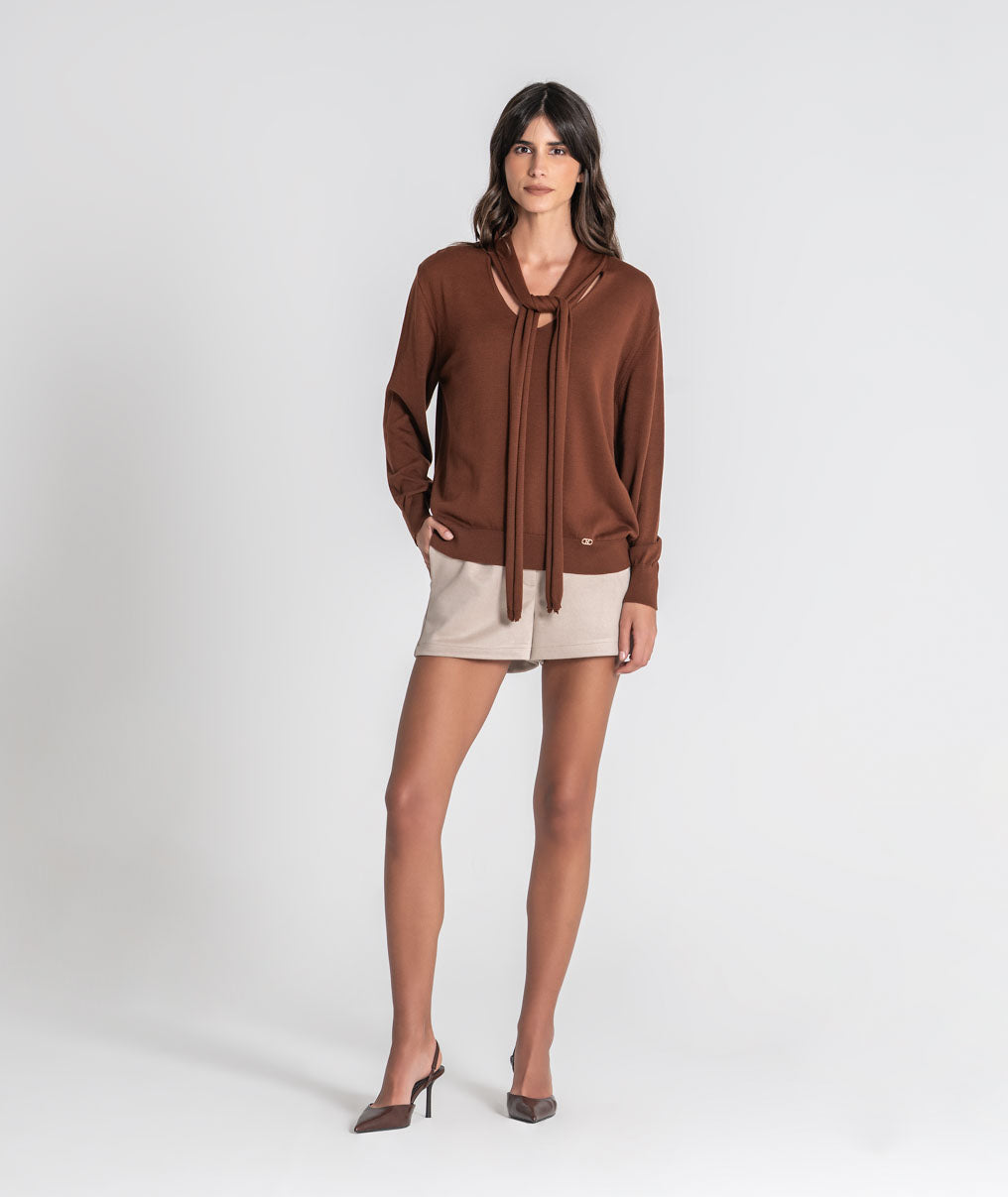 Top with bow 3569