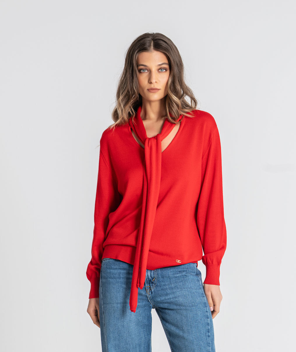 Top with bow 3569