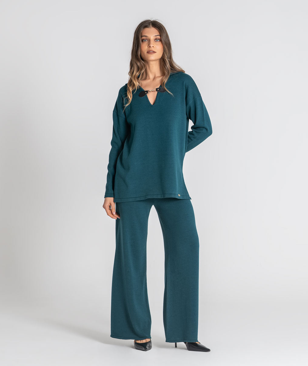 Sweater with buckle 3572