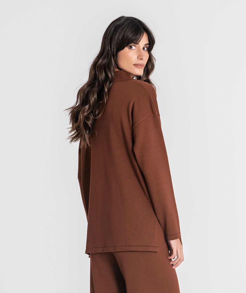 Sweater with buckle 3572