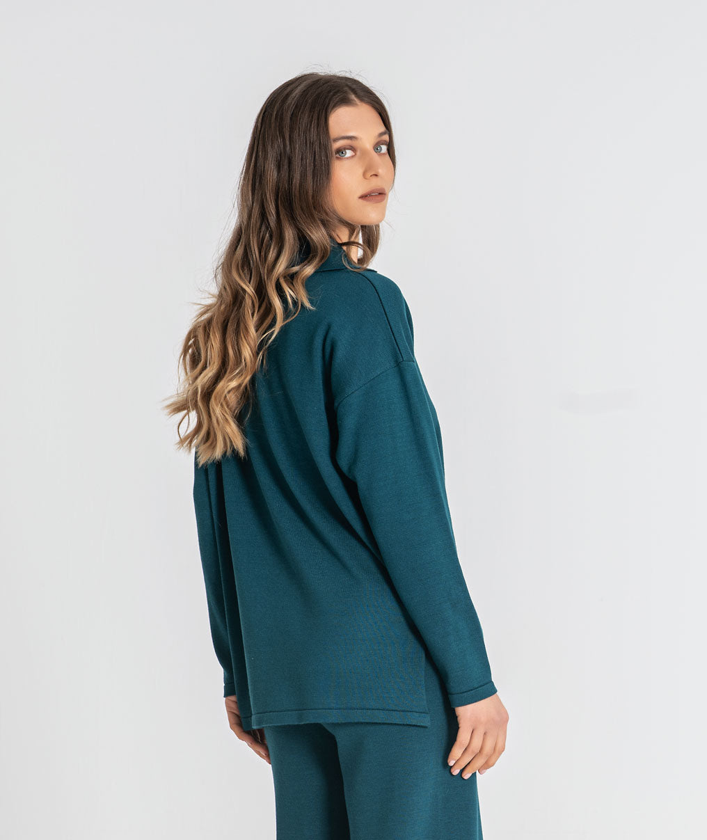Sweater with buckle 3572