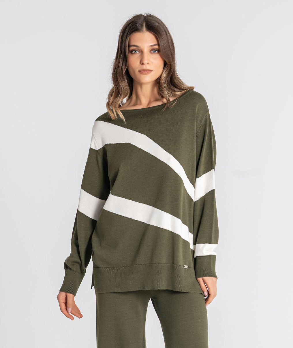 Jacquard sweater 3585