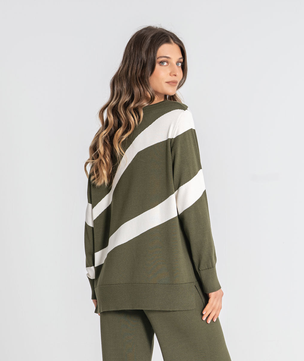 Jacquard sweater 3585
