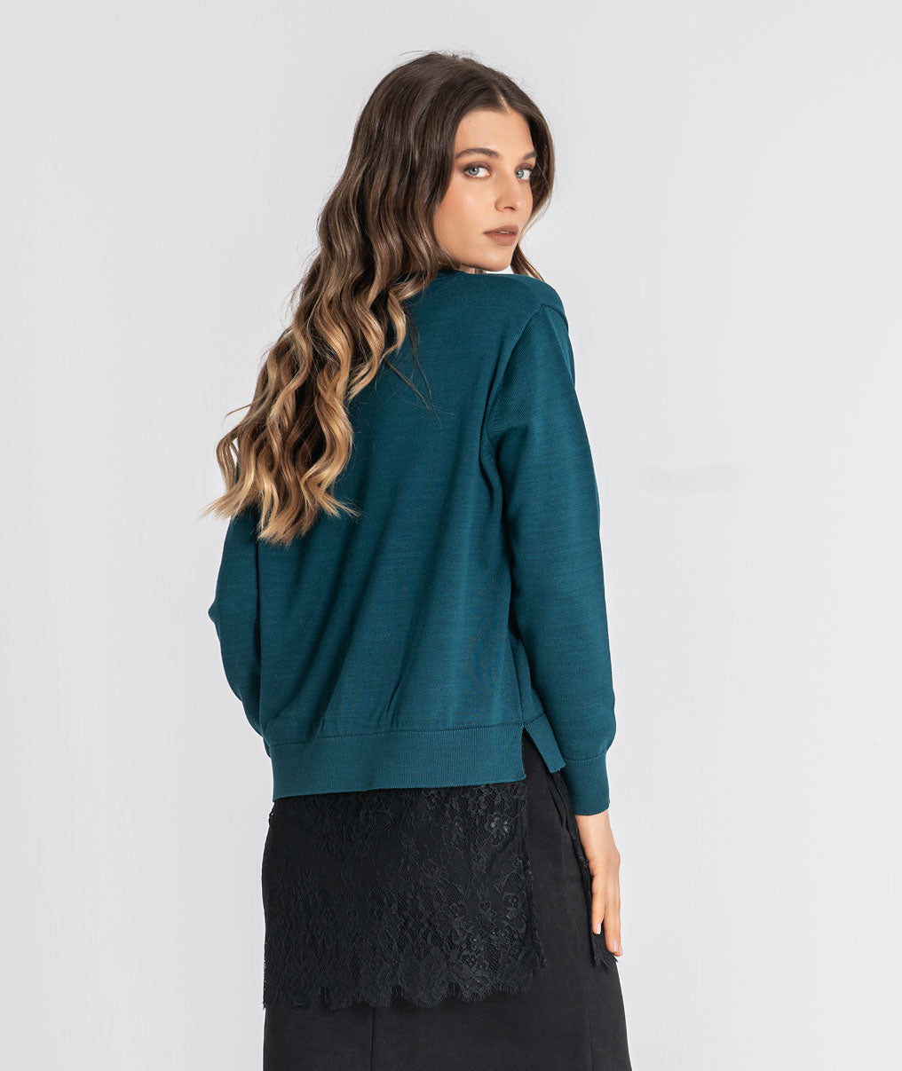 Oversize lace sweatshirt 3588