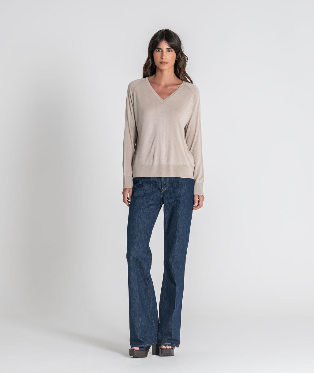 V-neck sweater 3589