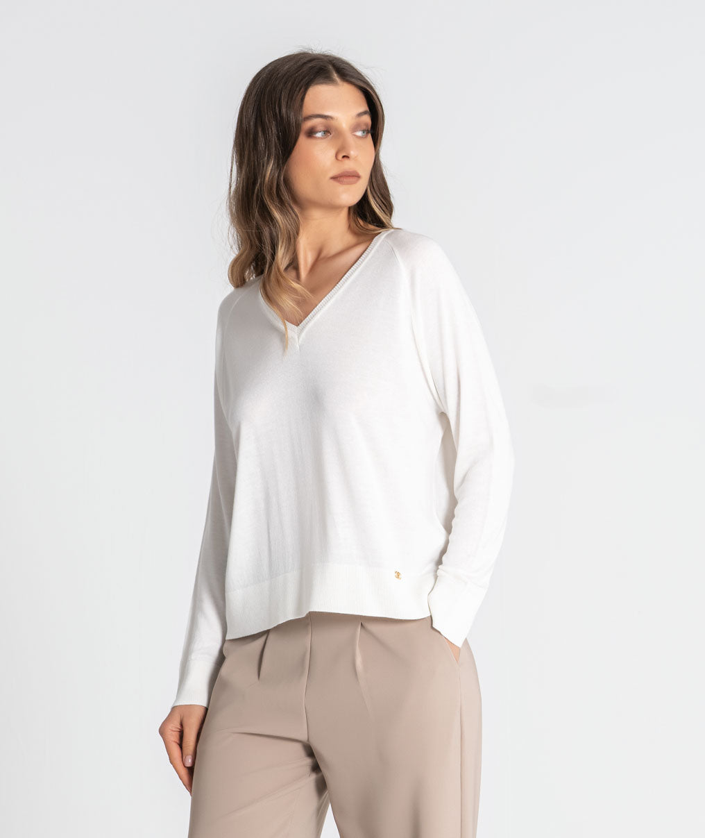 V-neck sweater 3589